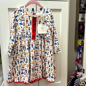 NWT- Swoon Baby Christmas Nutcracker Dress- size 6